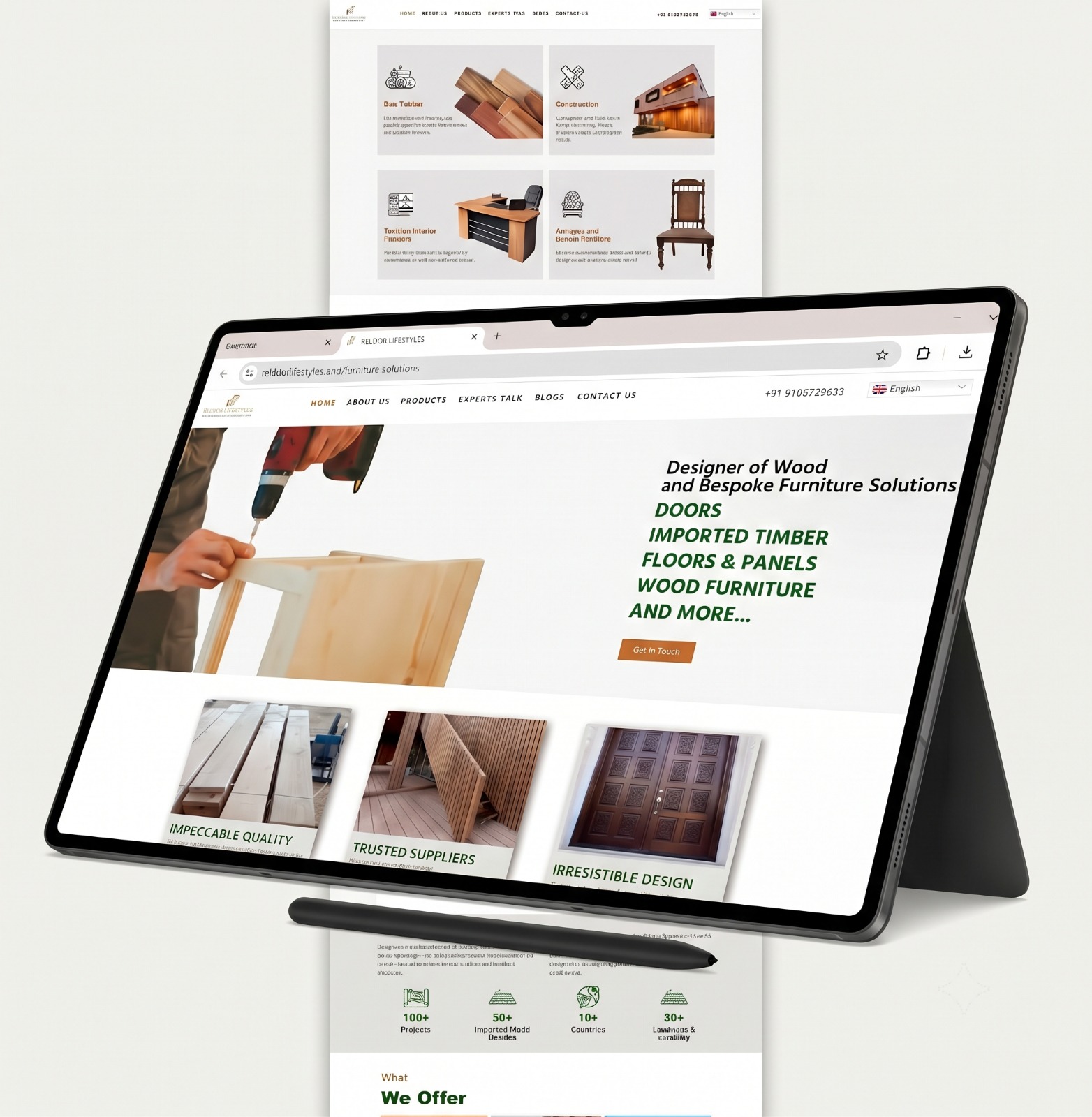 Reldor Lifestyles – Premium Wood & Bespoke Furniture Solutions showcase 1